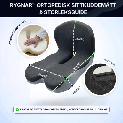 OrthoSitsen™ Ortopedisk sittkudde