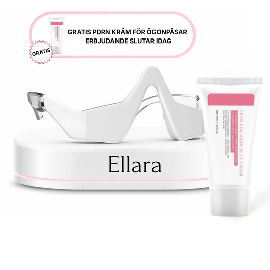 LumiFrame® 2-i-1  Rödljus Terapi + EMS för att radera ögonpåsar